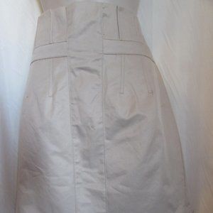 7th Avenue NY & Company Tan Knee Length Skirt